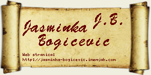 Jasminka Bogičević vizit kartica
